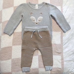 Carter's Fox Sweater and Pants Set, 18m